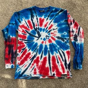 Pink Dolphin Tie Dye Long Sleeve